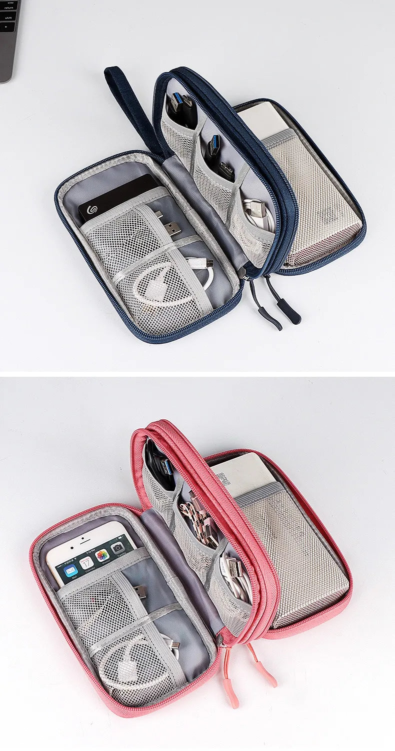 Digital Accessories Organizer for Cables, Earphones, and Power Banks