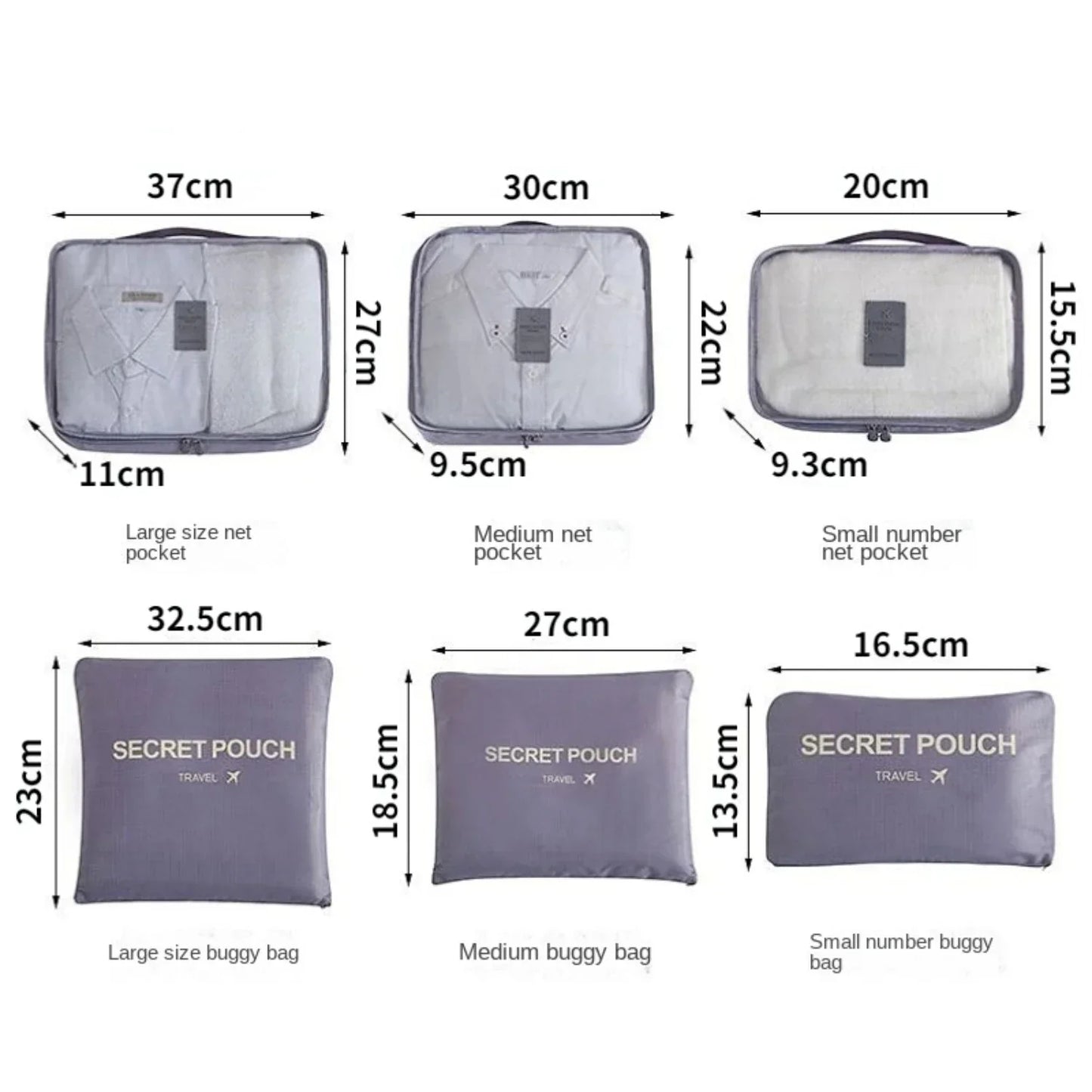 Travel Organizer Storage Bags