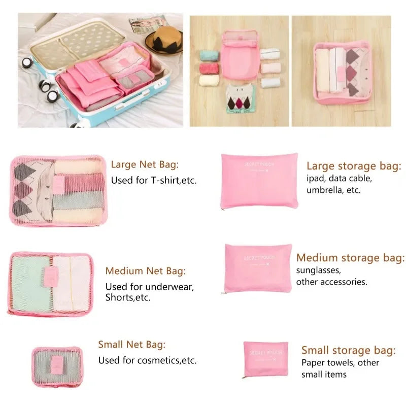 Travel Organizer Storage Bags