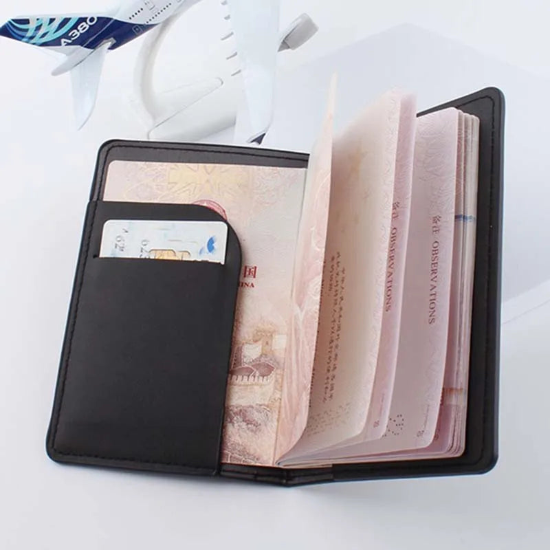 PU Leather Passport Cover – Stylish Travel Protector