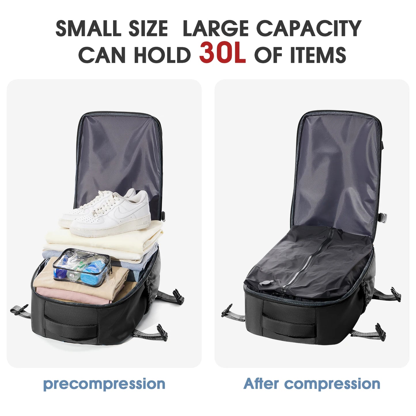 Vacuum Backpack Travel Bag