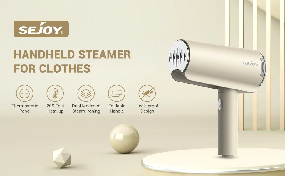 Portable Handheld Garment Steamer – Fast Heat & Mite Removal