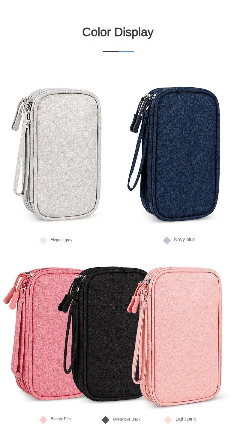 Digital Accessories Organizer for Cables, Earphones, and Power Banks