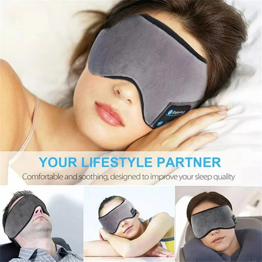 Bluetooth Wireless Headphones Sleeping Eye Mask