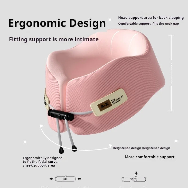 Memory Foam U-Shaped Travel Pillow