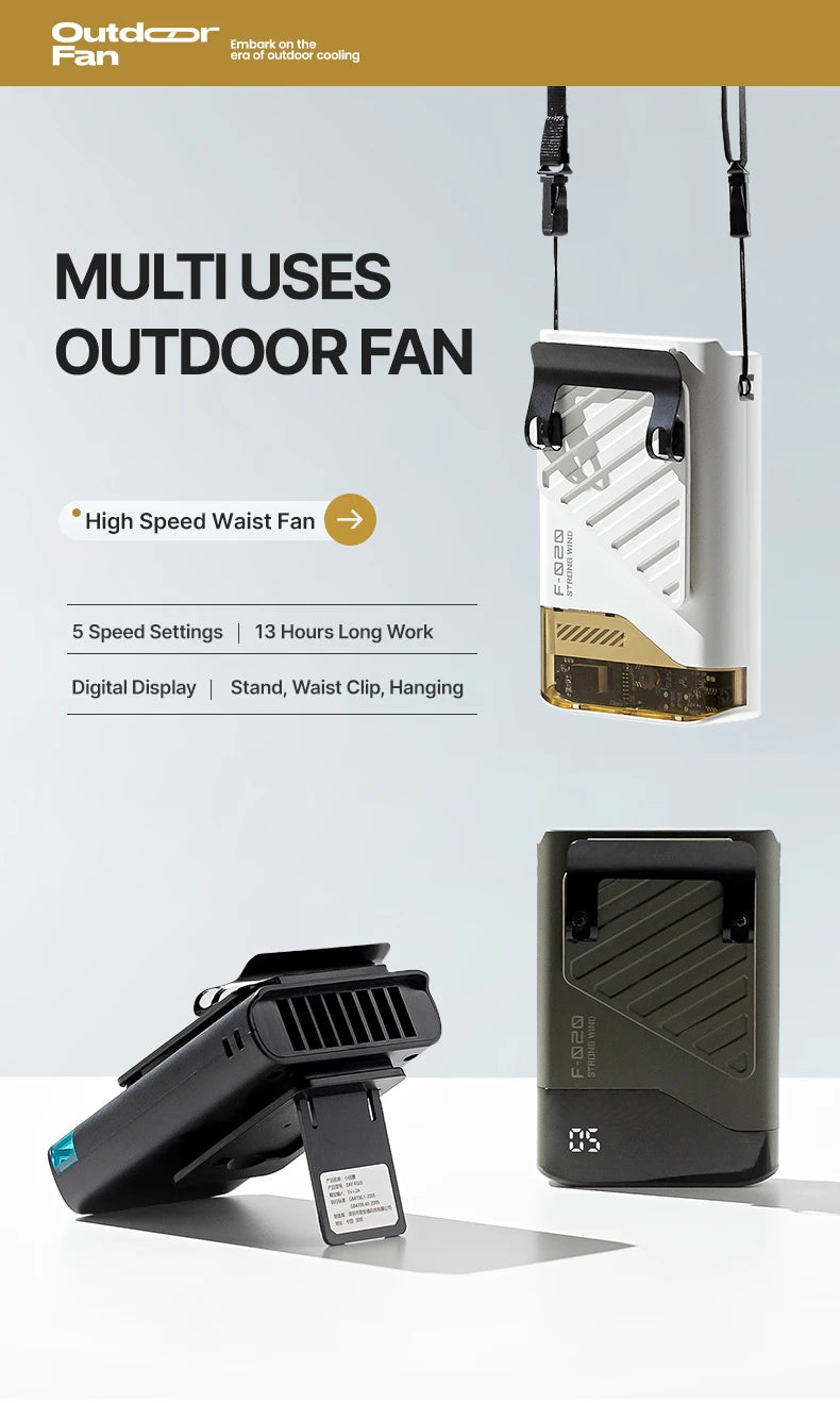Portable Mini Waist Fan