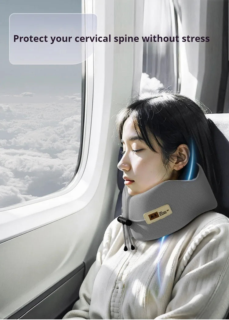 Memory Foam U-Shaped Travel Pillow