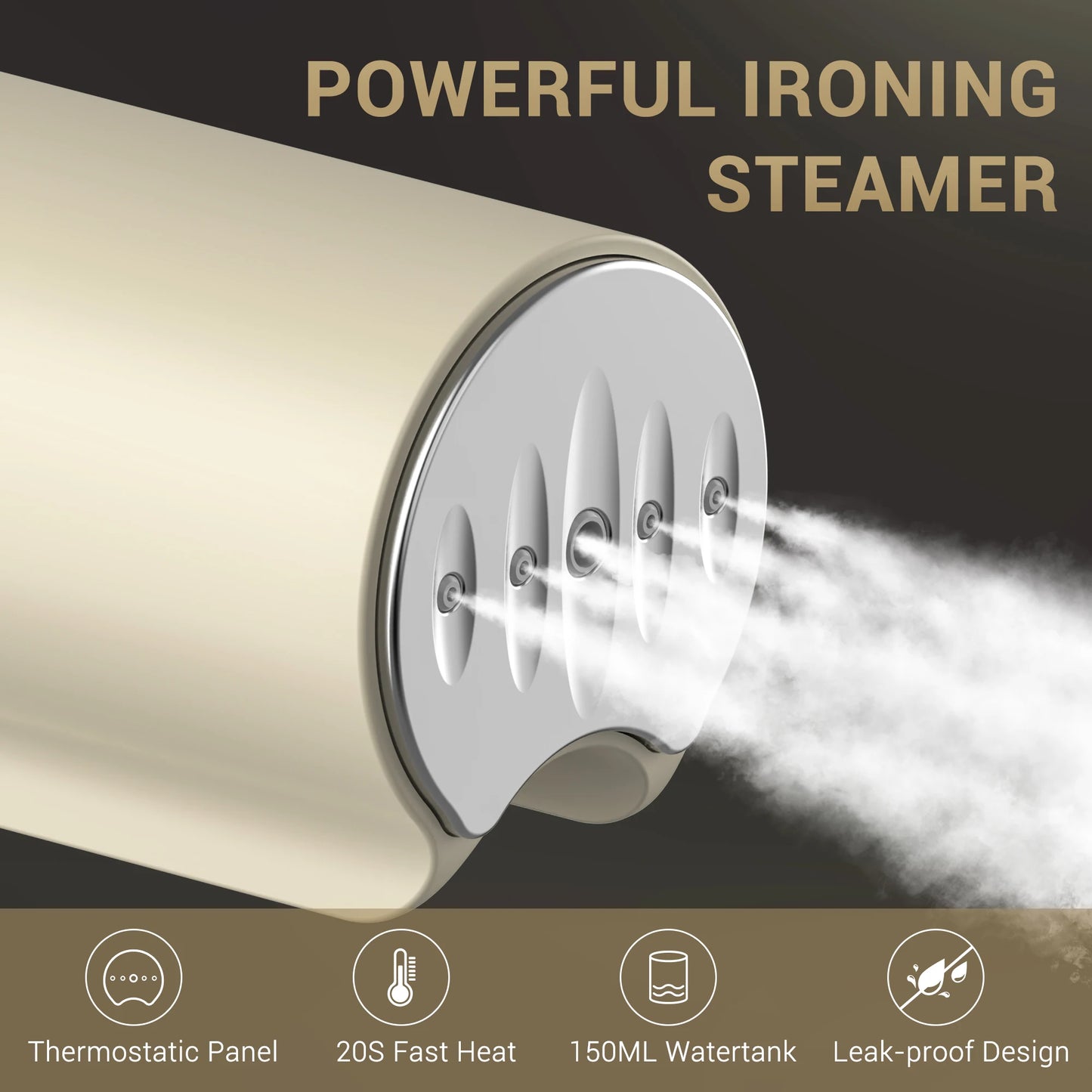 Portable Handheld Garment Steamer – Fast Heat & Mite Removal