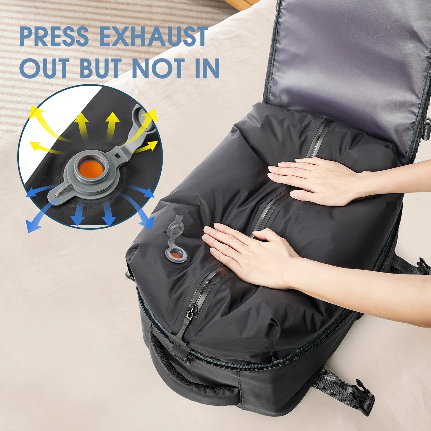 Vacuum Backpack Travel Bag