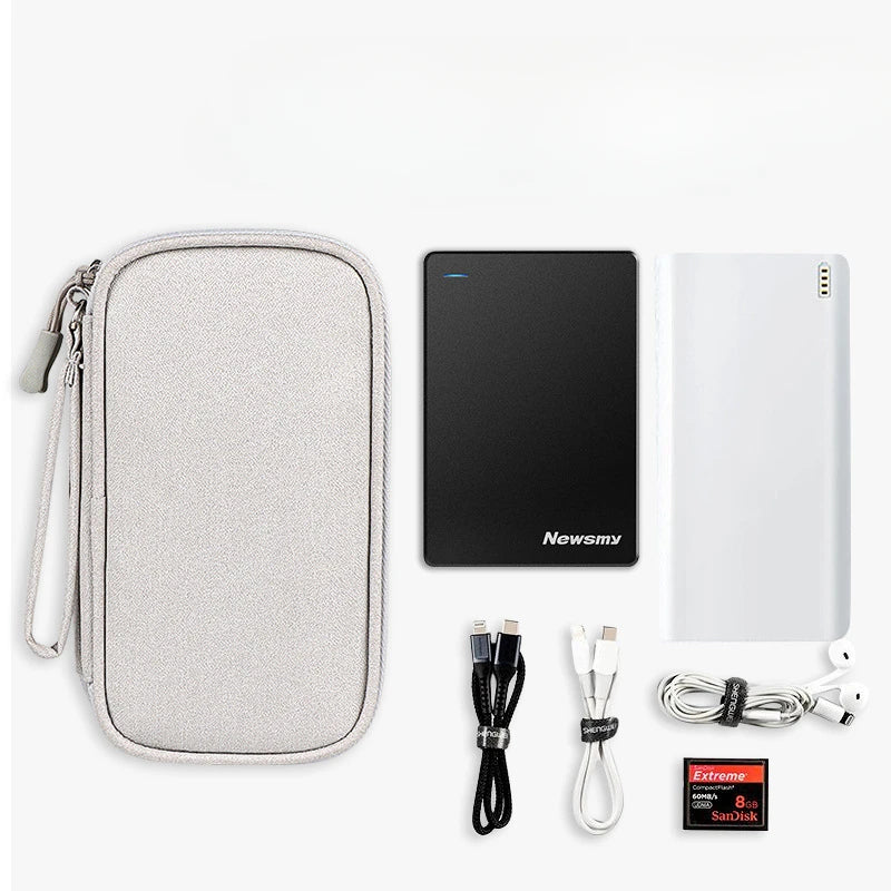 Digital Accessories Organizer for Cables, Earphones, and Power Banks