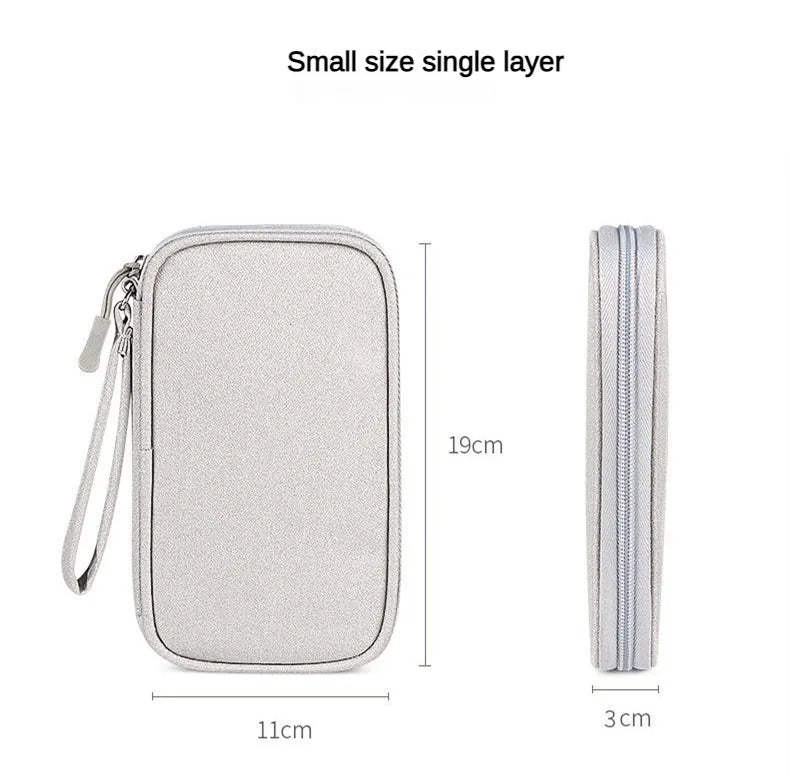 Digital Accessories Organizer for Cables, Earphones, and Power Banks