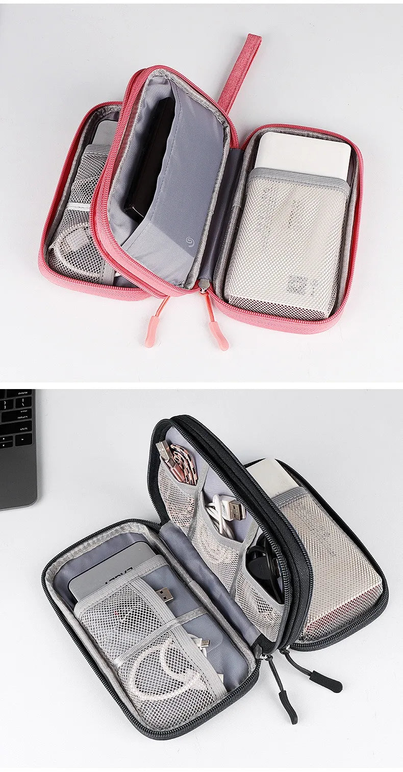 Digital Accessories Organizer for Cables, Earphones, and Power Banks