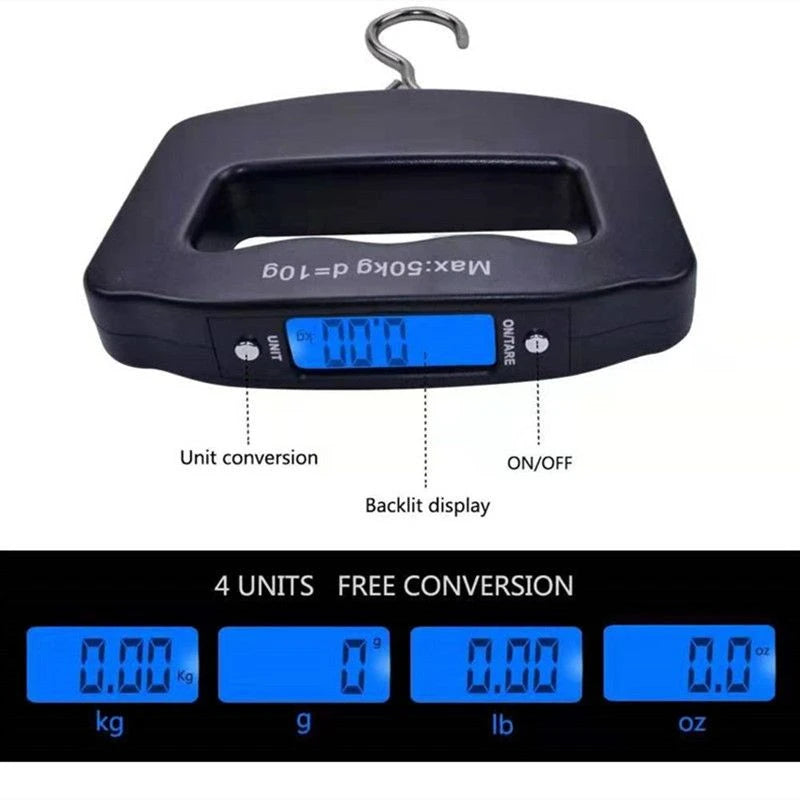 Portable Digital Luggage Scale (50kg/110lb)